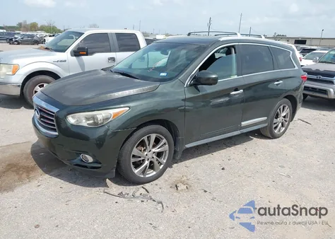 2013 Infiniti Jx35 z USA, uszkodzony, nr VIN 5N1AL0MM4DC347954